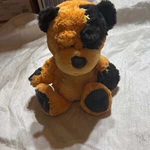 Giggle Scape Orange Bear Frankenstein Plush Halloween 16"
